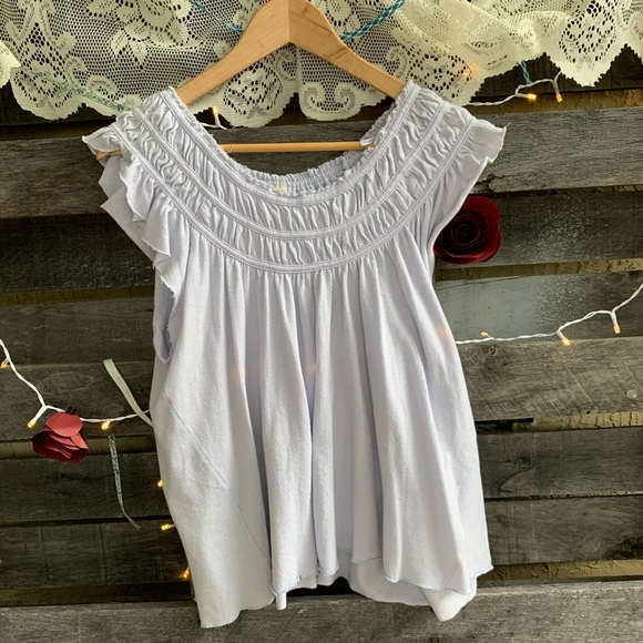 Free People (2) Off The Shoulder Tops XS - Picture 1 of 9
